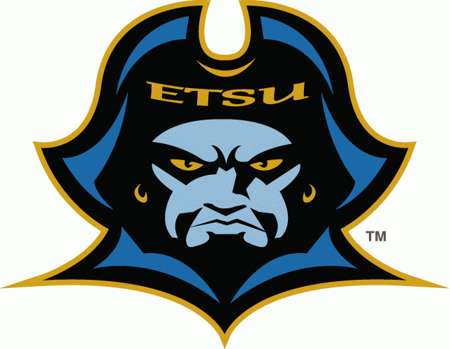 ETSU Buccaneers 2002-2006 Secondary Logo diy DTF decal sticker